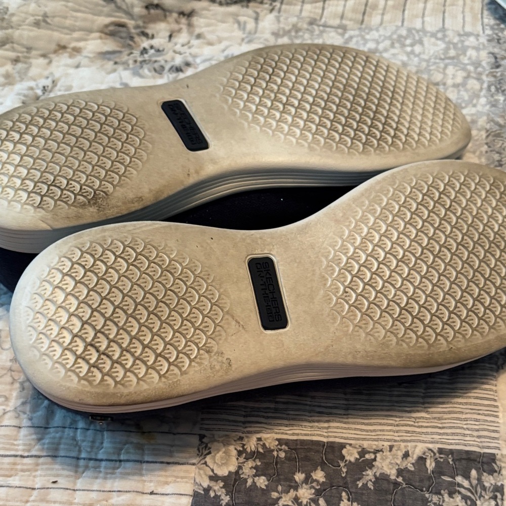 Skechers Women's Navy Bow Flats Size 8.5 - Picture 5 of 5